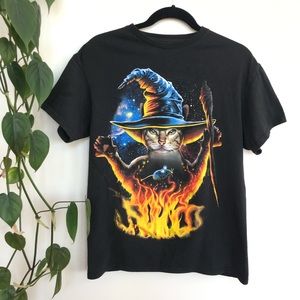 Wizard Cat Tee Shirt